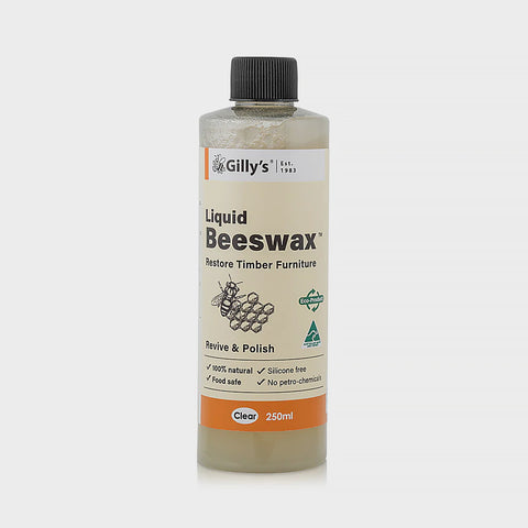 Gilly's Liquid Beeswax | For Raw Hoop Pine