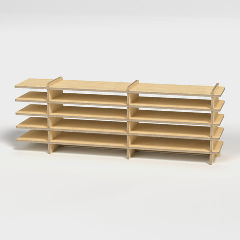 Shelvr Double Bay | H635 x D390mm