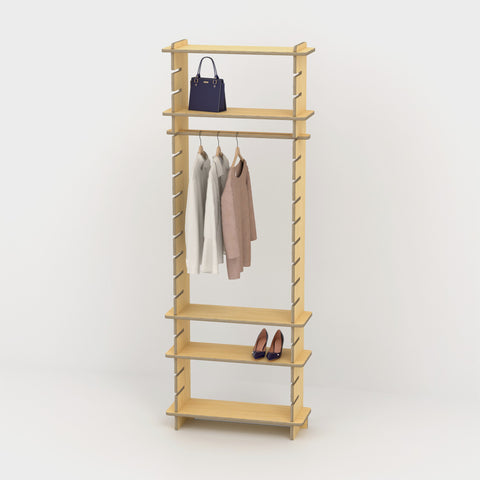 Shelvr Single Bay Clothing Rack | D290mm