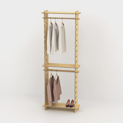 Shelvr Single Bay Clothing Rack | D290mm