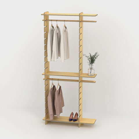 Shelvr Single Bay Clothing Rack | D290mm