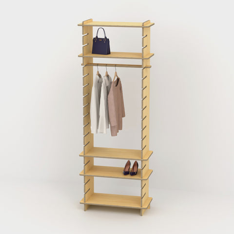 Shelvr Single Bay Clothing Rack | D390mm