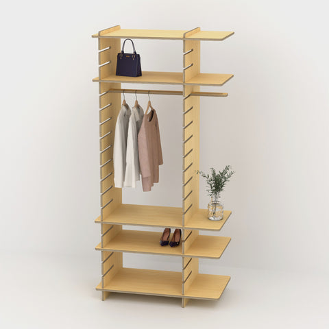 Shelvr Single Bay Clothing Rack | D590mm