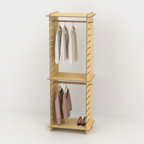 Shelvr Single Bay Clothing Rack | D590mm